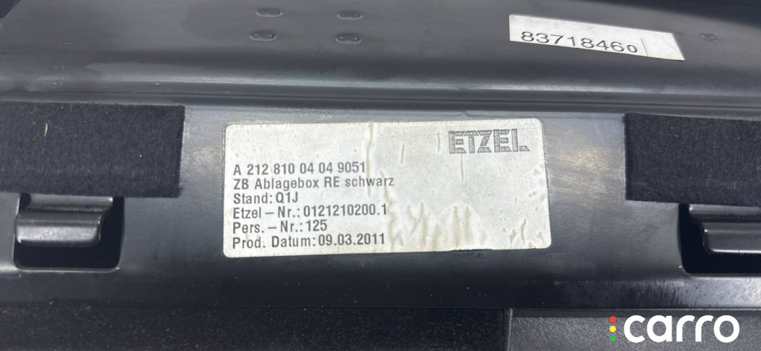 A2128100404 Бокс выдвижной под сиденье Mercedes-Benz E W212/S212/C207/A207 - фото №4