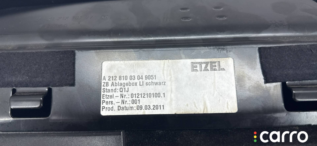 A2128100304 Бокс выдвижной под сиденье Mercedes-Benz E W212/S212/C207/A207 - фото №4