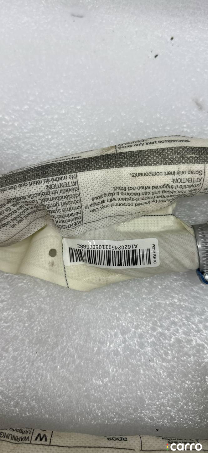 2128600502181106604227 Подушка безопасности боковая (шторка) правая Mercedes-Benz E W212/S212/C207/A207 - фото №2