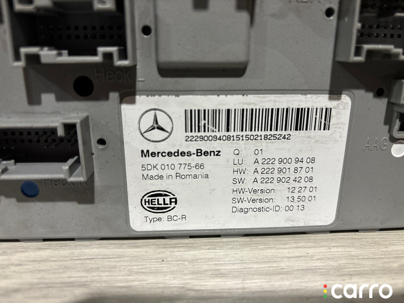A2229009408 Блок SAM Mercedes-Benz S-Class W222 2015г. - фото №6