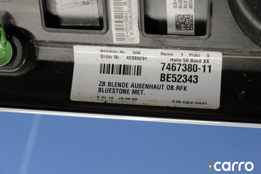 51137483595 Накладка двери багажника BMW 6 G32 Grand Coupe 2017г. - фото №3