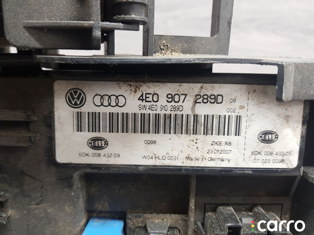 4E0907289D Блок комфорта Audi A8 S8 D3 2006г. - фото №3