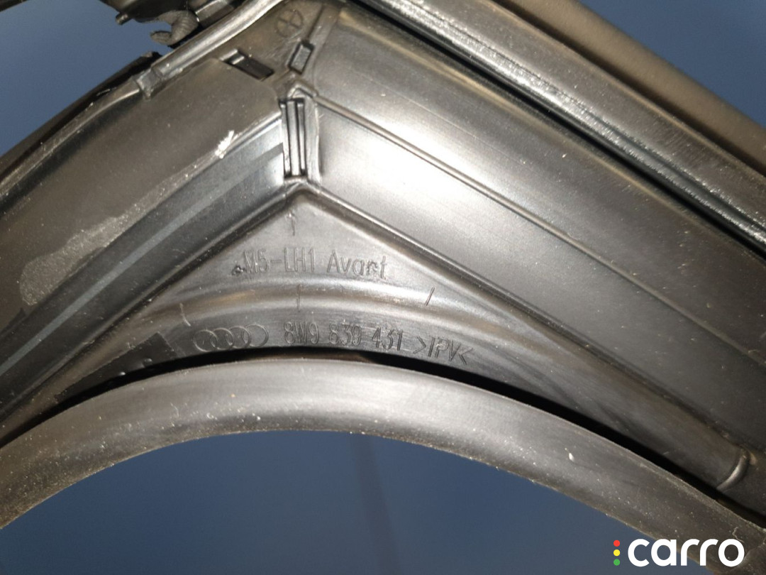8W9839431D Уплотнитель стекла двери задний левый Audi A4 B9 2015г. - фото №4