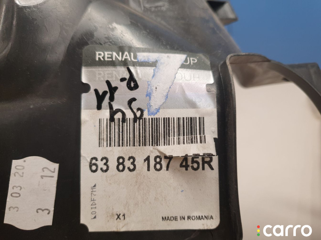 638318745R Пыльник двигателя боковой левый Renault Duster 2010г. - фото №3