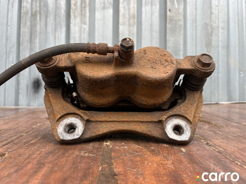 45019SZAA00, 45019SZAA01, 0276E51F, 0375YF4F, 193826, 19B3826 Суппорт тормозной Honda Pilot 2 2008г. - фото №6