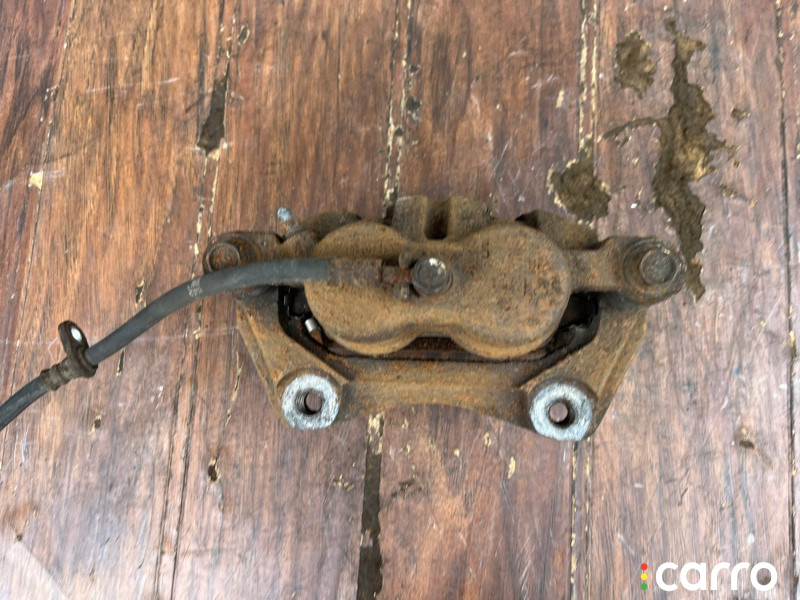 45019SZAA00, 45019SZAA01, 0276E51F, 0375YF4F, 193826, 19B3826 Суппорт тормозной Honda Pilot 2 2008г. - фото №8