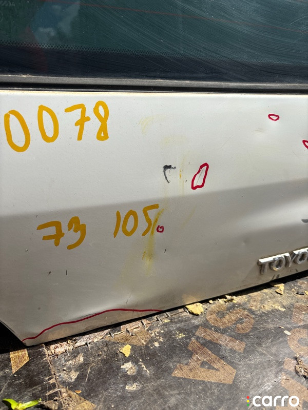 670056A680, 6700560830, 6075160090, 6075160110, 6075160130 Дверь багажника Toyota Land Cruiser 1998г. - фото №5