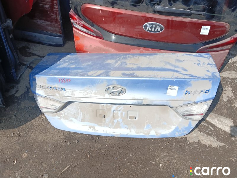 692003S000, OEM0075BAG Крышка багажника Hyundai Sonata 6 2009г. - фото №10