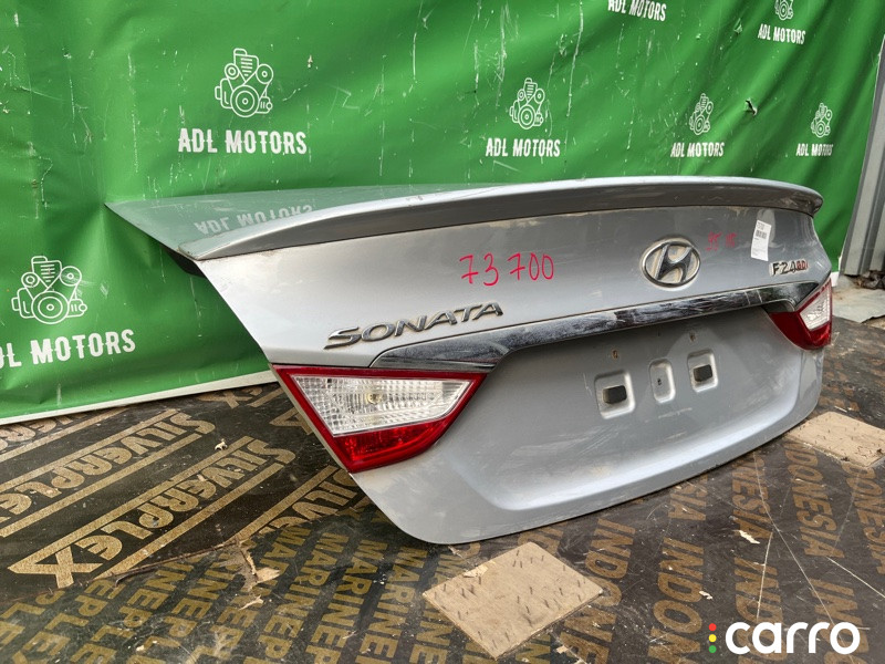 692003S000, OEM0075BAG Крышка багажника Hyundai Sonata 6 2009г. - фото №5