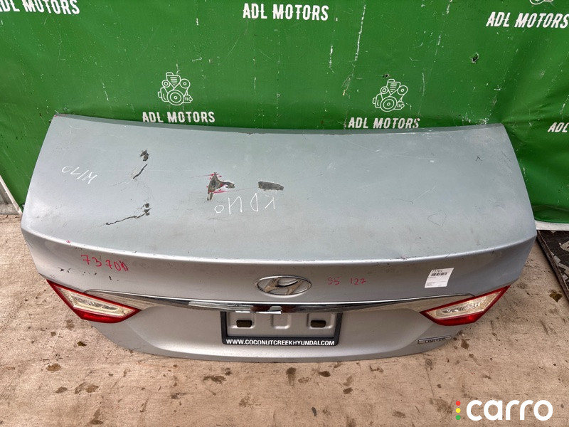 692003S000, OEM0075BAG Крышка багажника Hyundai Sonata 6 2009г. - фото №2