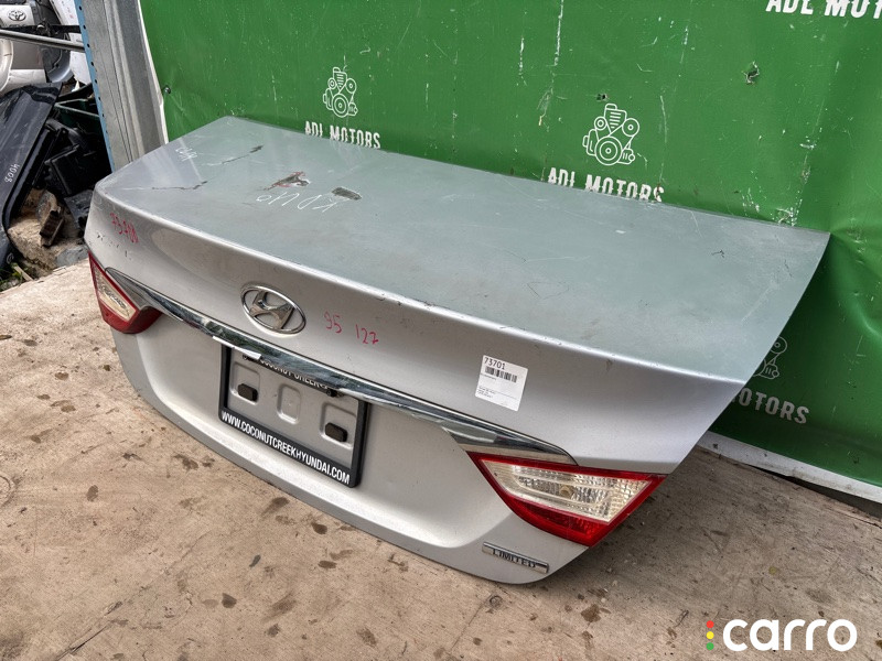 692003S000, OEM0075BAG Крышка багажника Hyundai Sonata 6 2009г. - фото №5