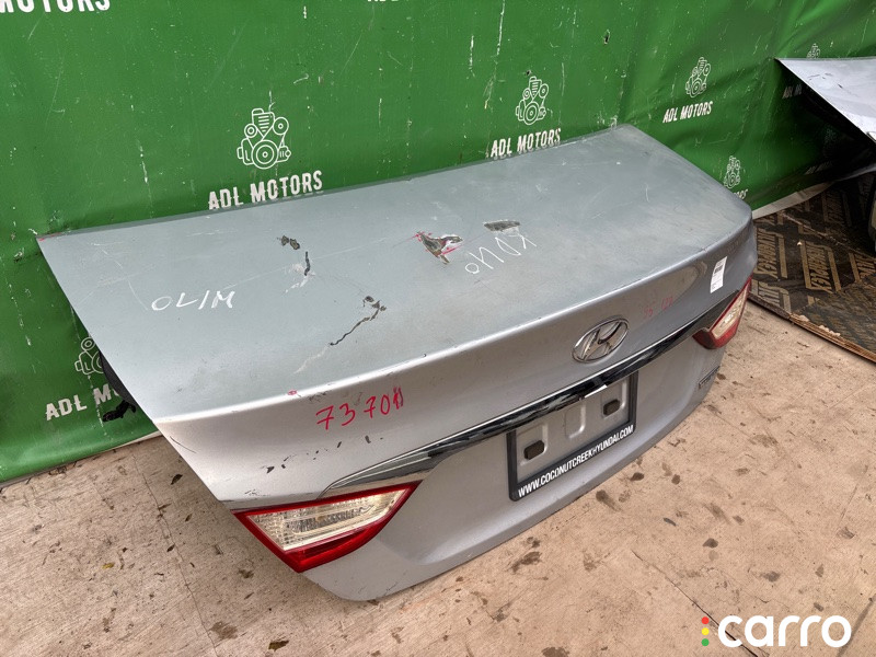 692003S000, OEM0075BAG Крышка багажника Hyundai Sonata 6 2009г. - фото №6