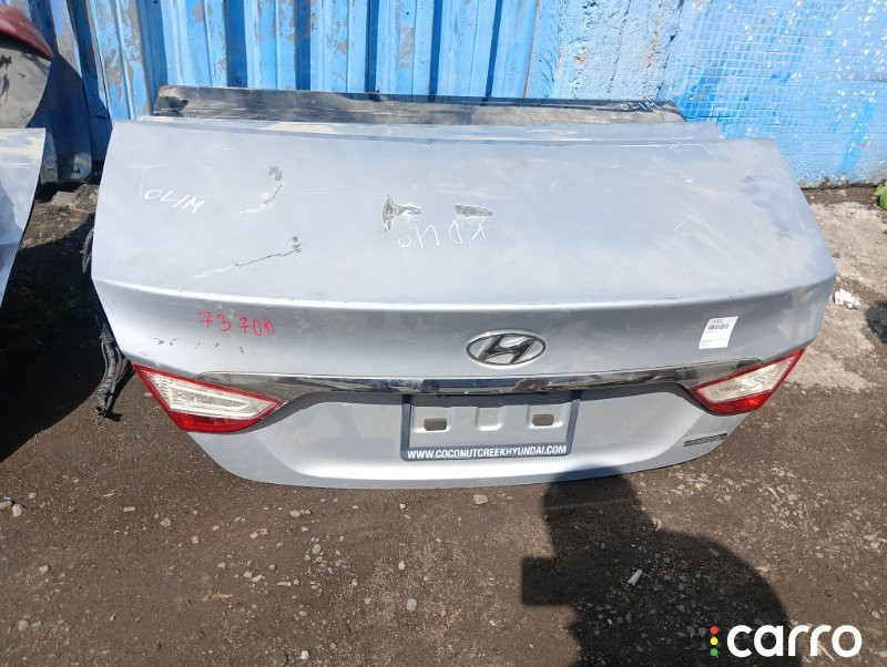 692003S000, OEM0075BAG Крышка багажника Hyundai Sonata 6 2009г. - фото №10