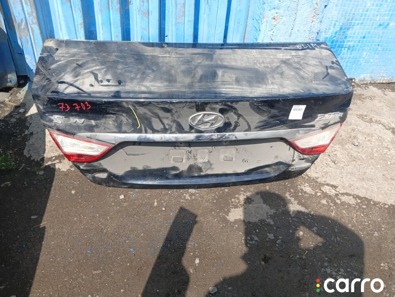 692003S000, OEM0075BAG Крышка багажника Hyundai Sonata 6 2009г. - фото №10