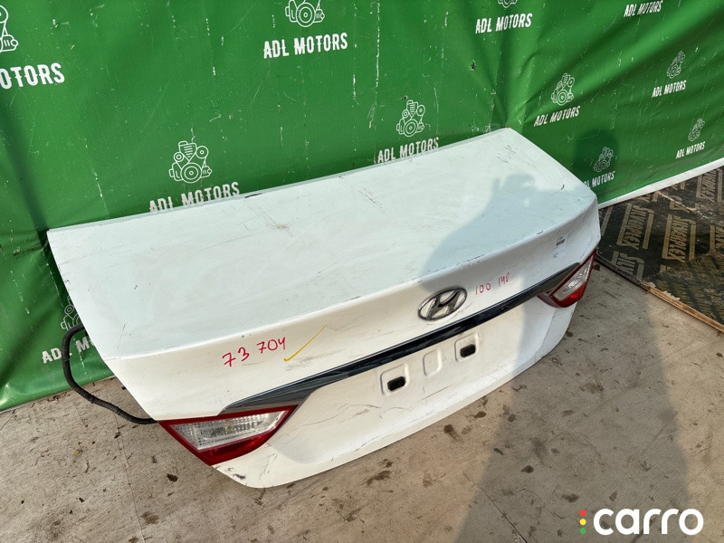 692003S000, OEM0075BAG Крышка багажника Hyundai Sonata 6 2009г. - фото №5
