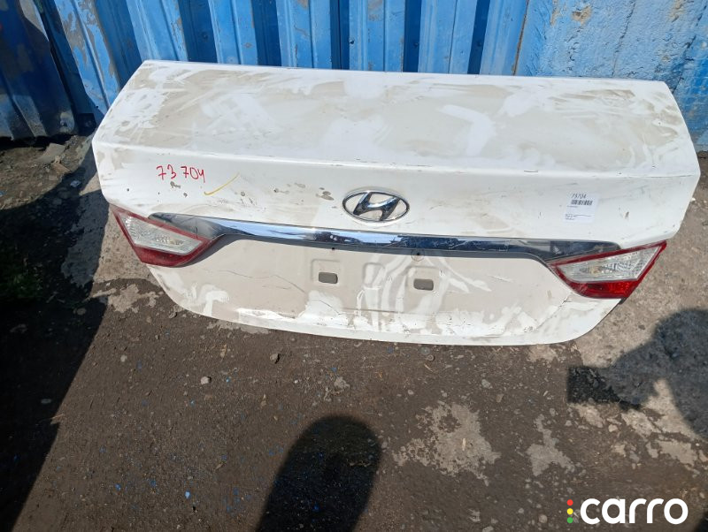 692003S000, OEM0075BAG Крышка багажника Hyundai Sonata 6 2009г. - фото №10