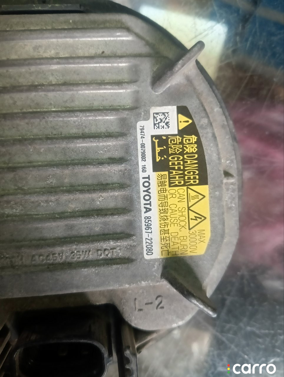8596722080, 8110775020, GHR4510H3, 0311001010LX, 11HB222RA, 13601029, 3526161MA0, 59SKV062, 661411, 8110712G20, 8110760D51, 8110760F10, 8110760G20, 84965SG000, 8596702010, 8596708020, 8596745010, AQP8020, EPXTY002, F421R01, GS1G510H3, K8596722080, QF31M00005, RU75217, ST8596745010 Блок розжига ксенона Toyota Camry 2012г. - фото №2