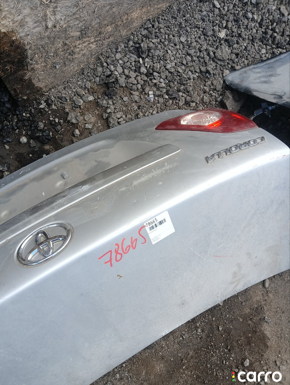 6440112B50, 6440112B30, 6440112C20, 8118700, L021020300, OEM0055BAG, STTY290750, TA03031, TCG00715B, TY12313BAX, TYCRL06600 Крышка багажника Toyota Corolla 2006г. - фото №10