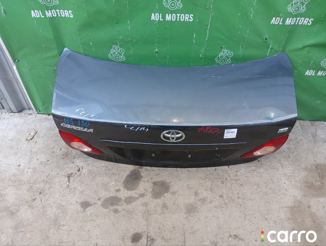 6440112B50, 6440112B30, 6440112C20, 8118700, L021020300, OEM0055BAG, STTY290750, TA03031, TCG00715B, TY12313BAX, TYCRL06600 Крышка багажника Toyota Corolla 2006г. - фото №2