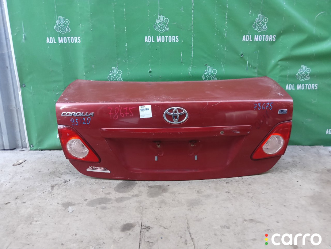 6440112B50, 6440112B30, 6440112C20, 8118700, L021020300, OEM0055BAG, STTY290750, TA03031, TCG00715B, TY12313BAX, TYCRL06600 Крышка багажника Toyota Corolla 2006г. - фото №1