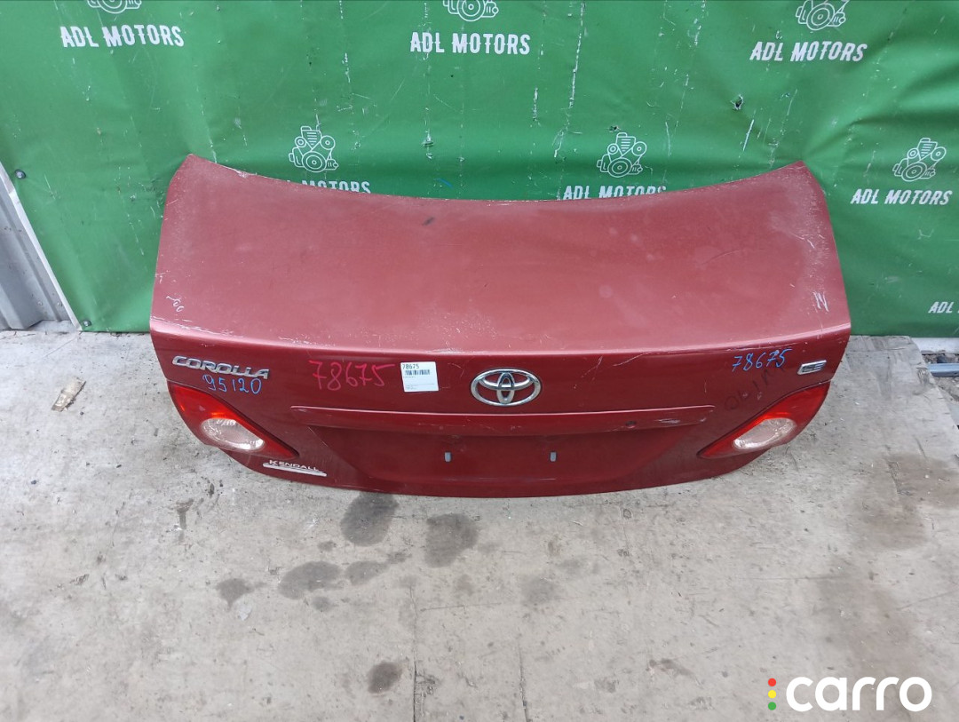 6440112B50, 6440112B30, 6440112C20, 8118700, L021020300, OEM0055BAG, STTY290750, TA03031, TCG00715B, TY12313BAX, TYCRL06600 Крышка багажника Toyota Corolla 2006г. - фото №2
