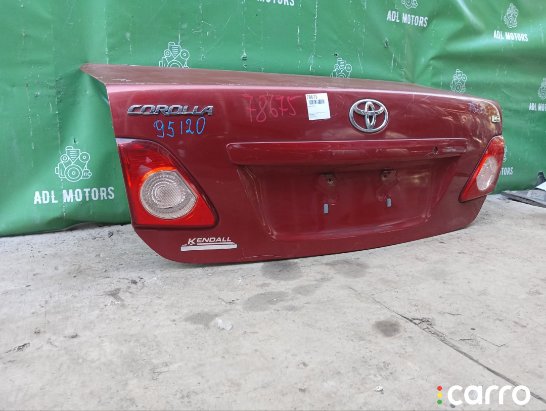 6440112B50, 6440112B30, 6440112C20, 8118700, L021020300, OEM0055BAG, STTY290750, TA03031, TCG00715B, TY12313BAX, TYCRL06600 Крышка багажника Toyota Corolla 2006г. - фото №6