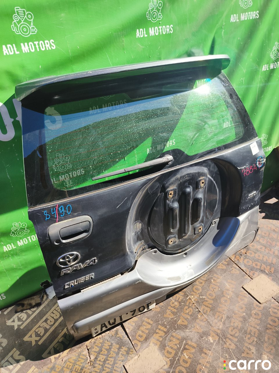 67005-42270 Дверь багажника Toyota RAV4 2000г. - фото №3