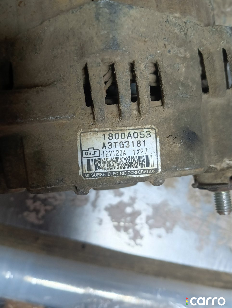 A1197 Генератор Mitsubishi Outlander XL 2007г. - фото №7