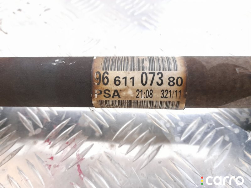 3272PZ, 9661107380, 3272QA, 9684135380, 1606498580, 9677522680 приводной вал Citroen C4 2012г. - фото №6