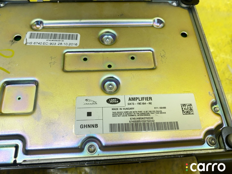 GX73-19C164-RE, 4998 усилитель магнитофона JAGUAR XF 2010г. - фото №5