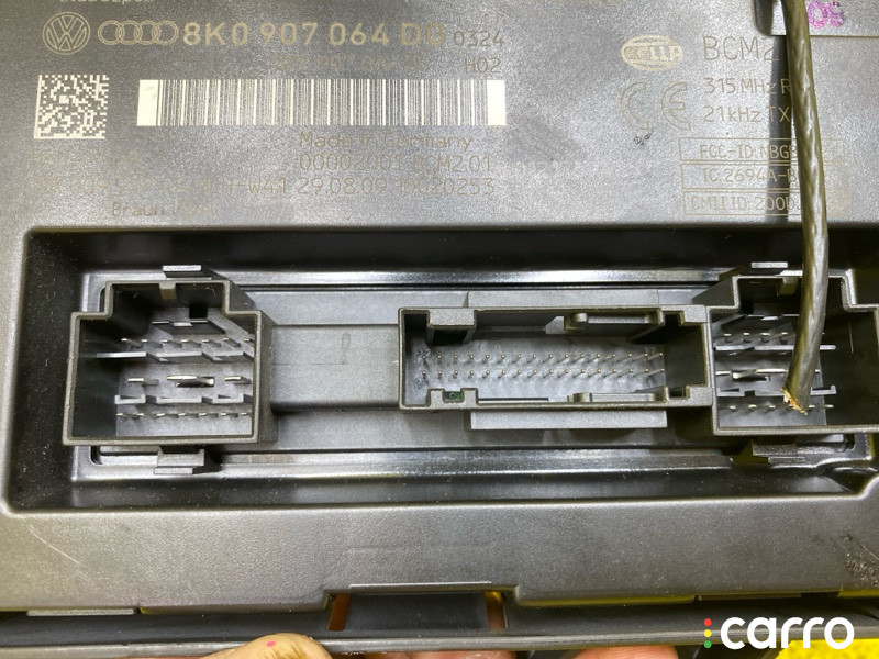 4999, 8K09070644DG, 8K090706, 8K09070644 электронный блок AUDI A4 2010г. - фото №6