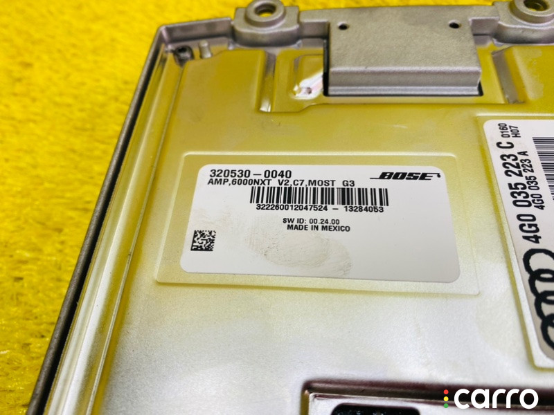 5252, 4G035223C усилитель магнитофона AUDI A6/C7 2014г. - фото №7