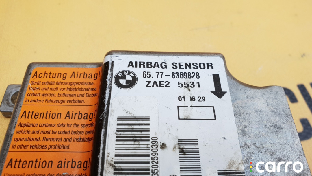65778369828 Блок Airbag BMW 740i 1995г. - фото №3