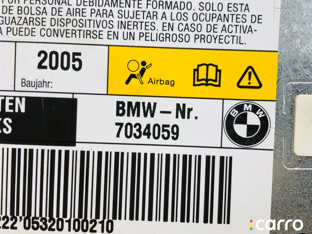 72127034059 Подушка безопасности двери BMW 525i 2005г. - фото №2