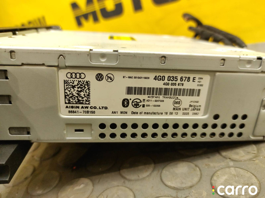 4G0035678E Магнитола AUDI A6 2014г. - фото №10