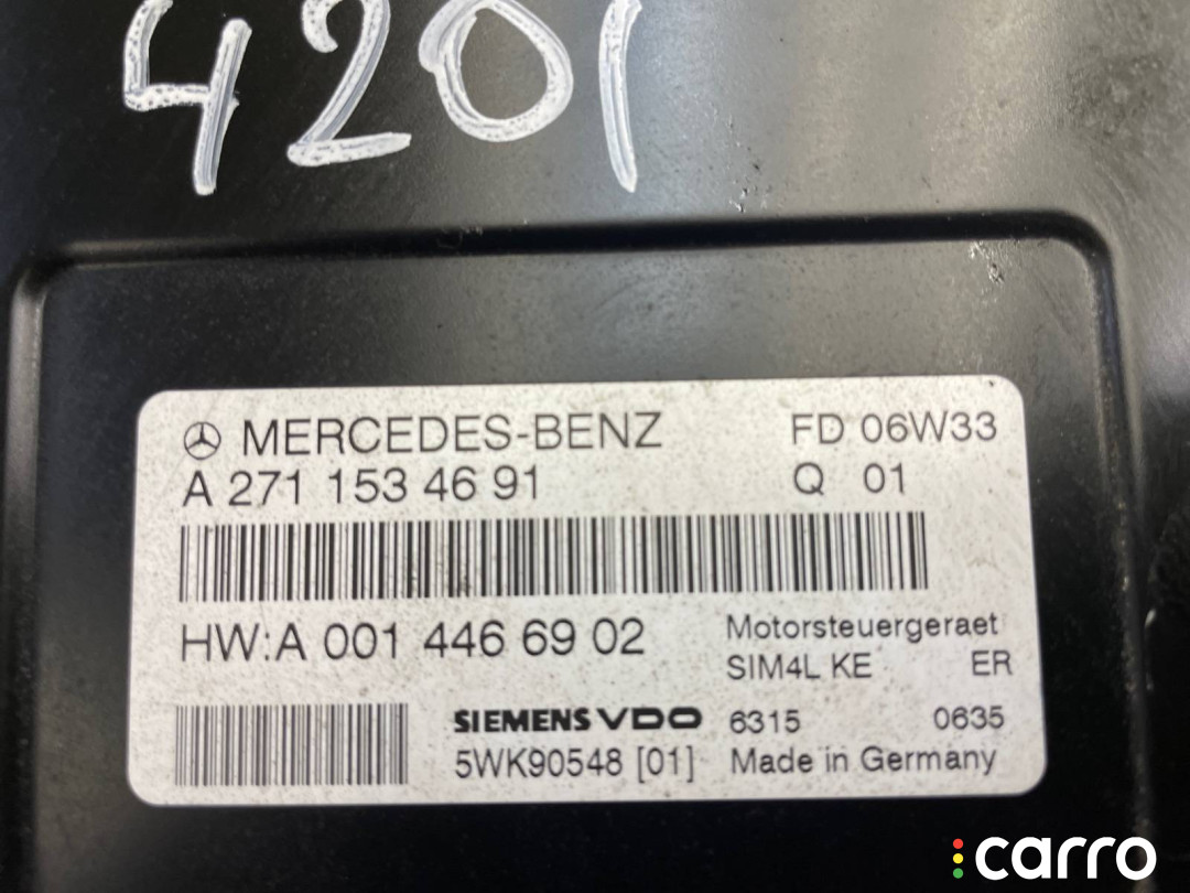 A2710102345 ЭБУ двигателя Mercedes-Benz CLK-Class 2006г. - фото №9