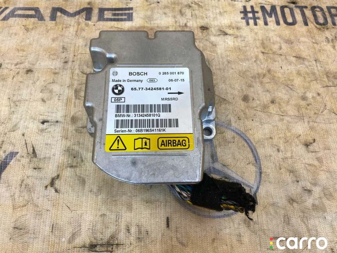 65773424581 Блок Airbag BMW X3 2006г. - фото №1