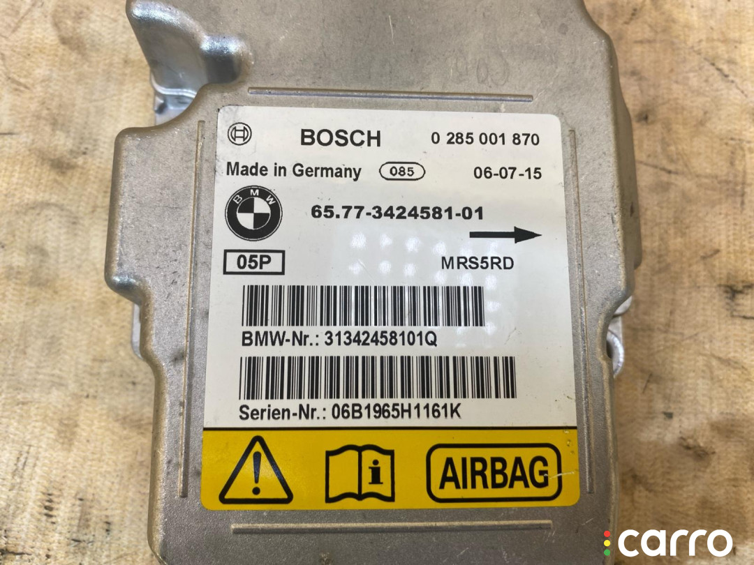 65773424581 Блок Airbag BMW X3 2006г. - фото №4