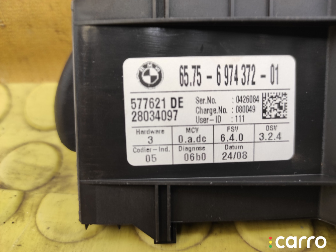 65756974372 Блок комфорта BMW 740i 2008г. - фото №5