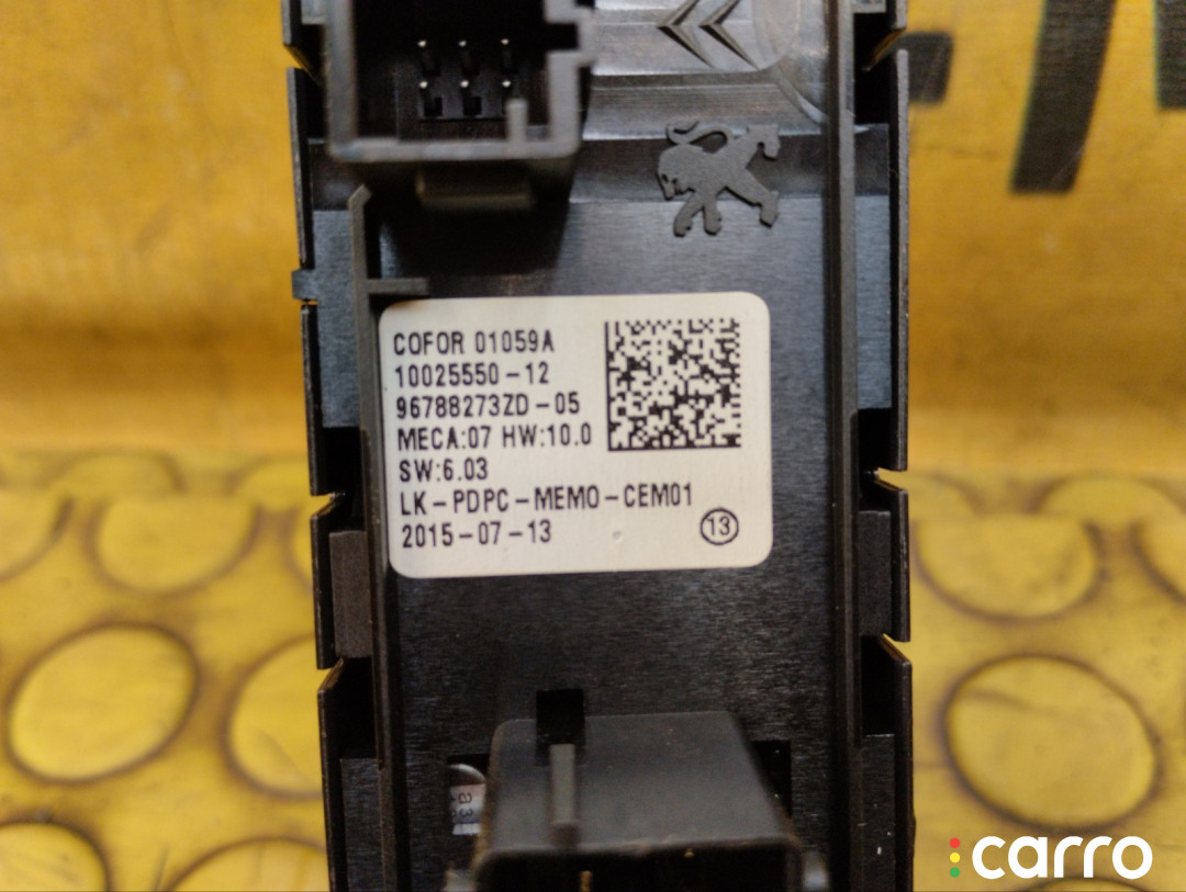 96788273ZD Блок стеклоподъемников Citroen C4 PICASSO 2015г. - фото №6