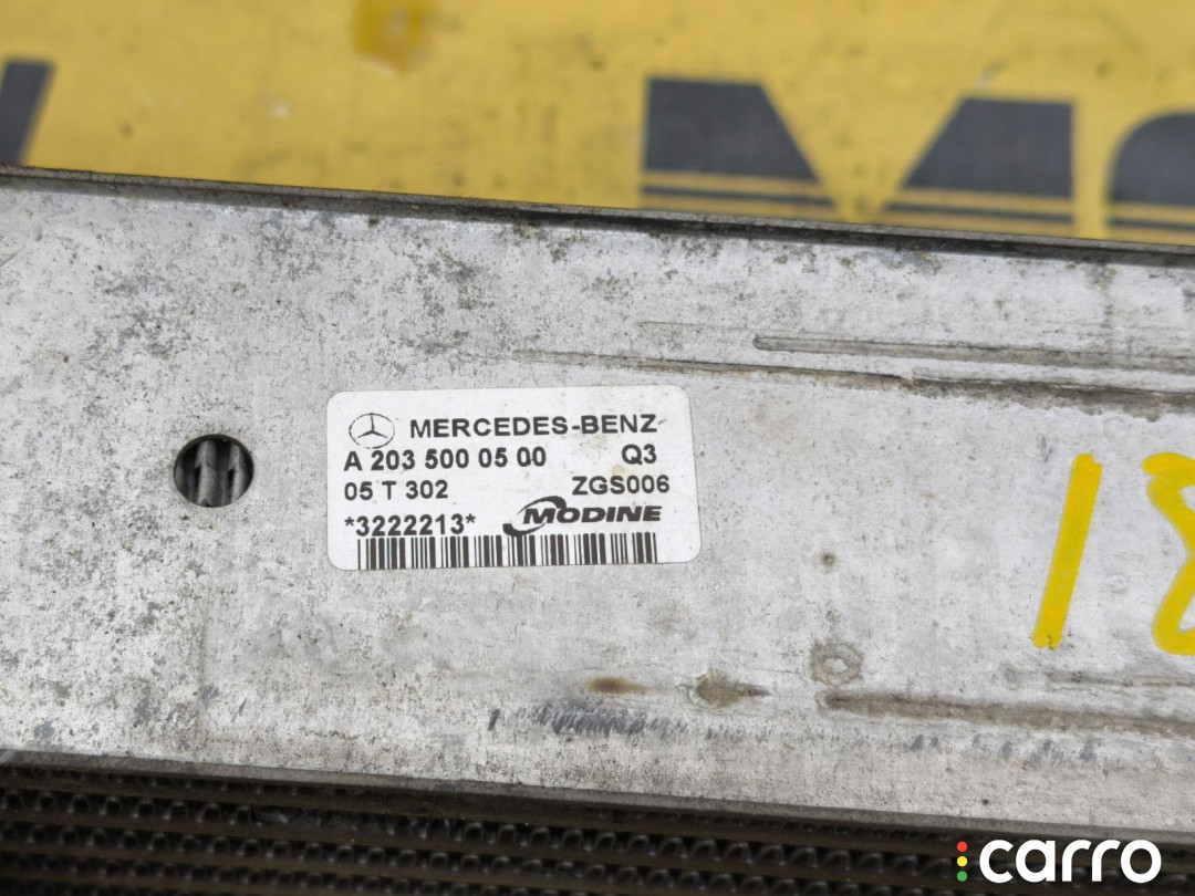 A2035000500 Интеркулер Mercedes-Benz C-Class 2006г. - фото №6