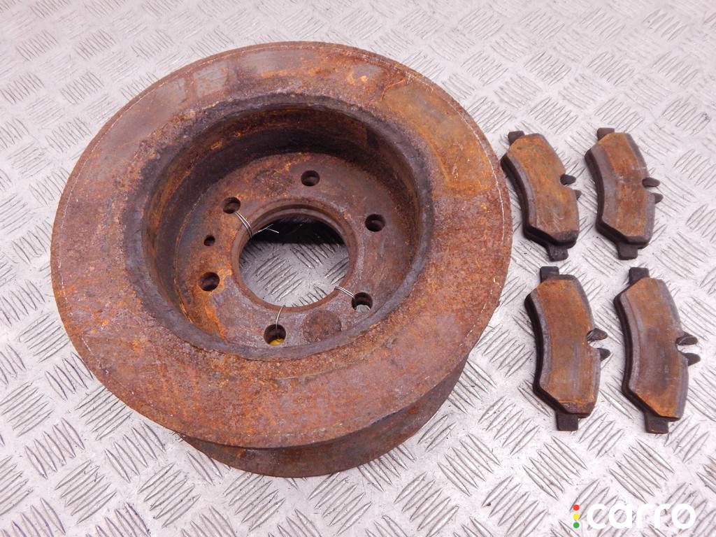 Диск тормозной задний VOLKSWAGEN CRAFTER 1 2008г. - фото №4
