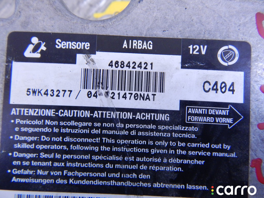 Блок AirBag ALFA ROMEO 147 2002г. - фото №3