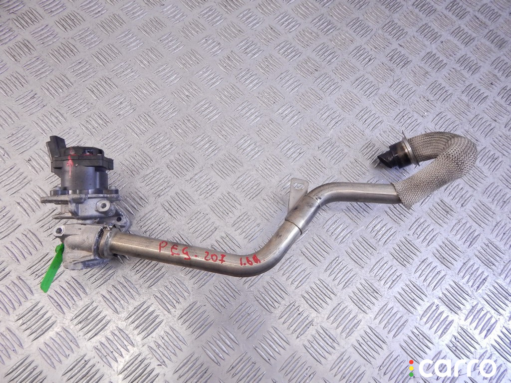 216046799, 46799 Трубка системы рециркуляции EGR PEUGEOT 207 2007г. - фото №1