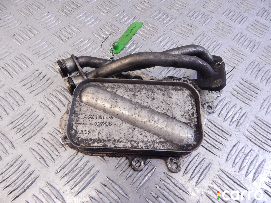 A6401800765, 1800765 Теплообменник масляного фильтра MERCEDES-BENZ B-CLASS (W245) 2005г. - фото №1