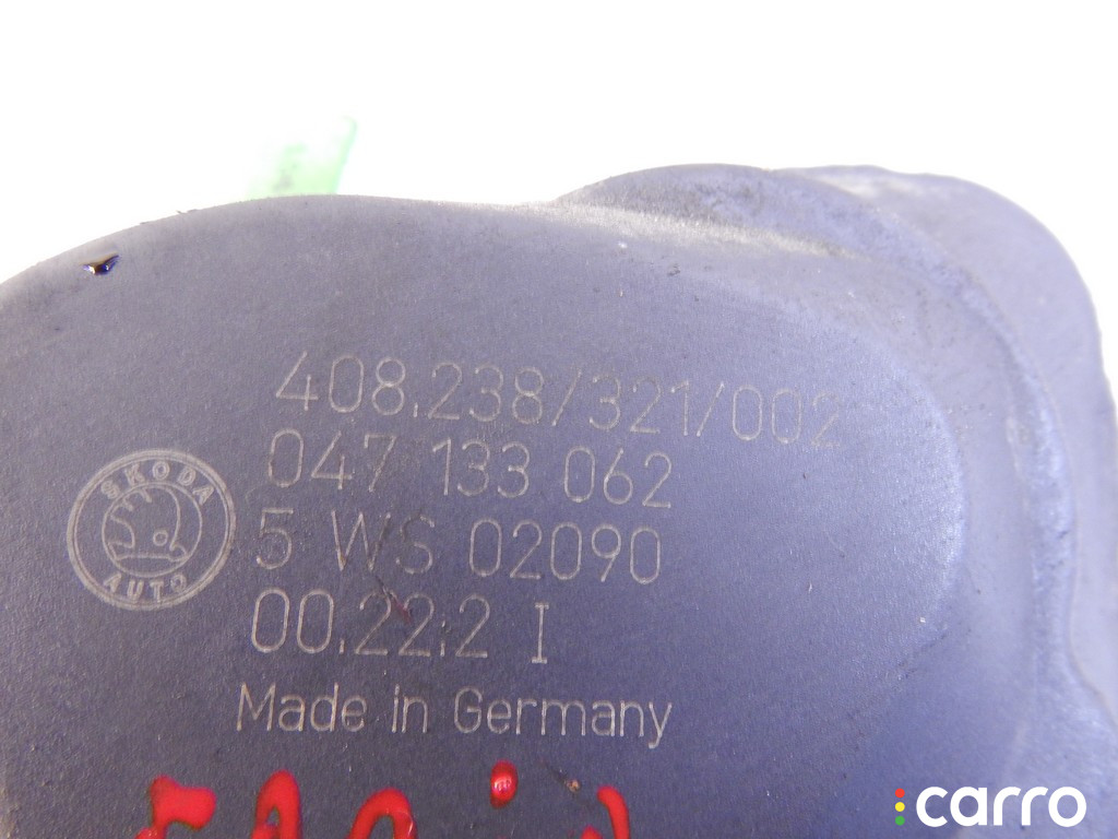 Заслонка дроссельная SKODA FABIA 1 поколение ) 2000г. - фото №4