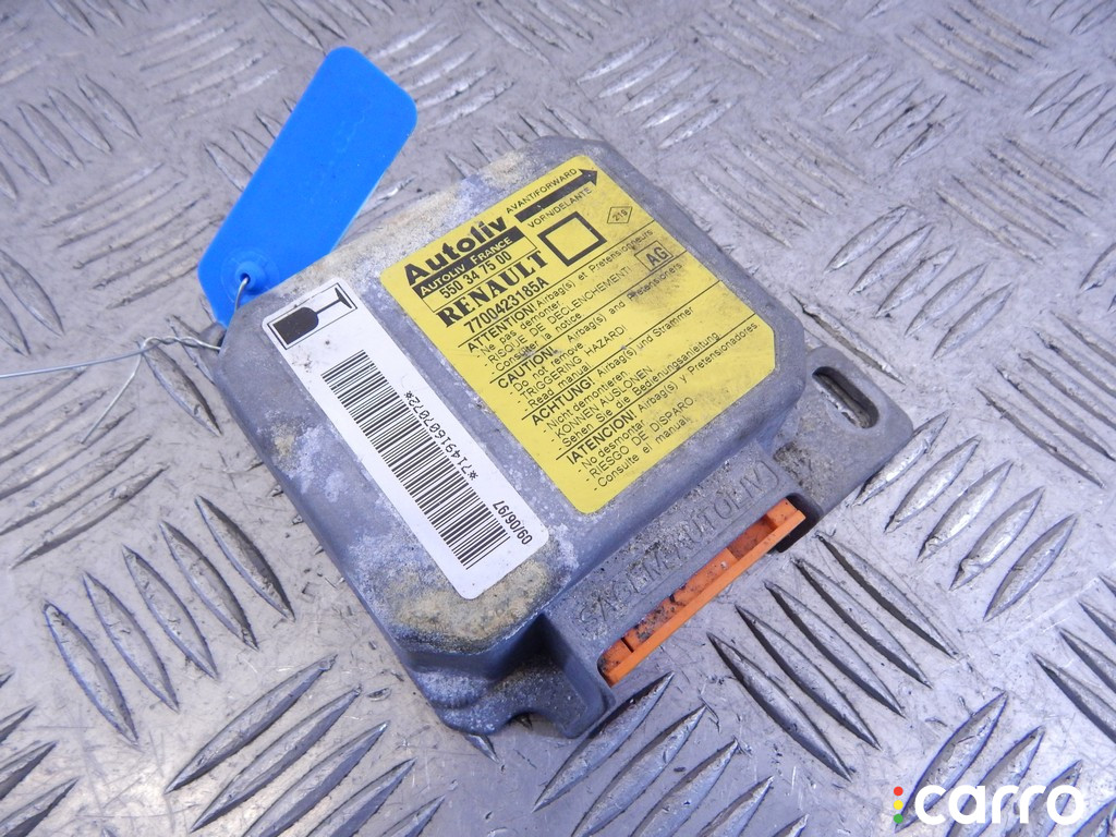 Блок AirBag RENAULT MEGANE I 2000г. - фото №2