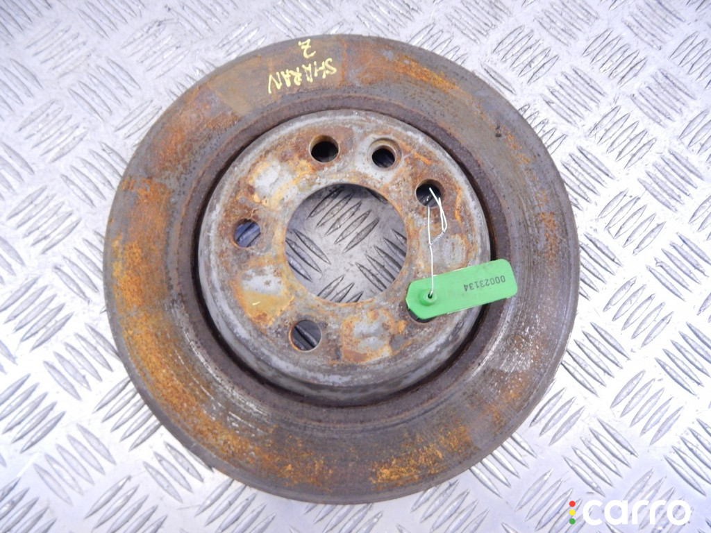 Диск тормозной задний VOLKSWAGEN SHARAN 2002г. - фото №2