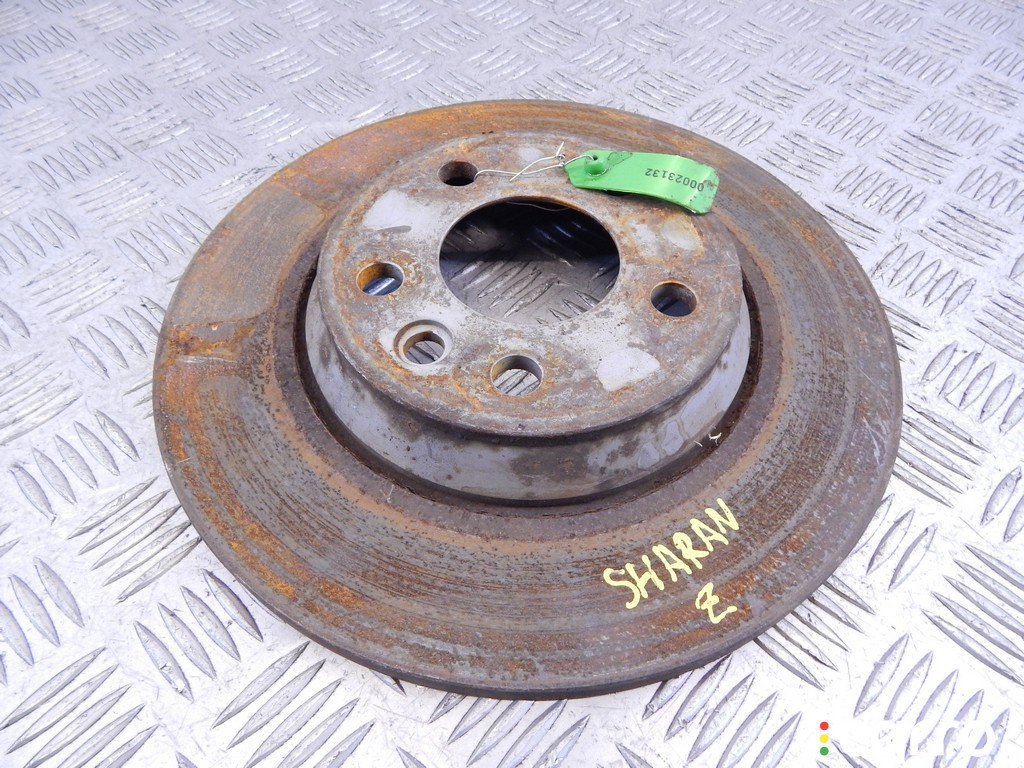 Диск тормозной задний VOLKSWAGEN SHARAN 2002г. - фото №1