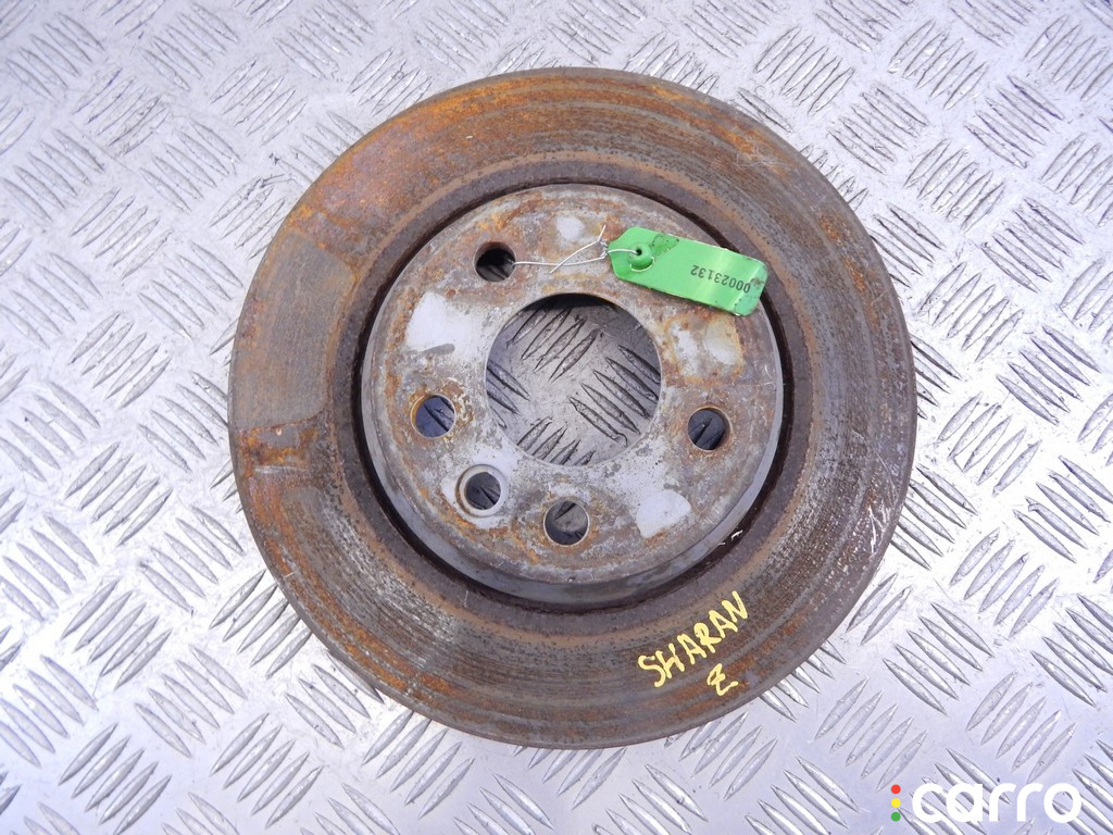 Диск тормозной задний VOLKSWAGEN SHARAN 2002г. - фото №2